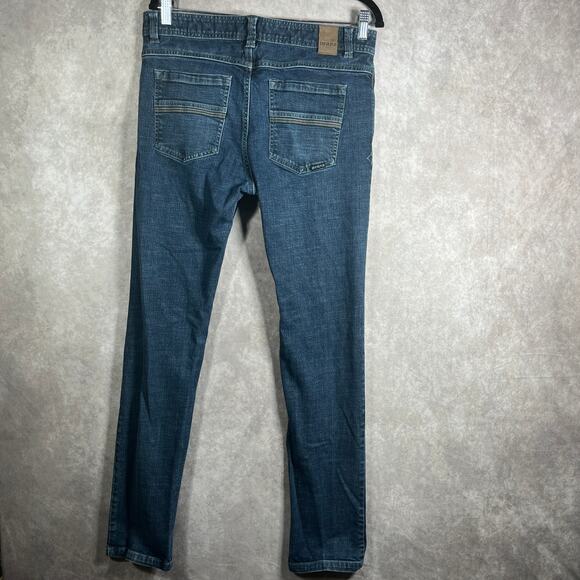Prana Jeans Mens Size 32X32 Blue Dark Wash Denim Skinny Slim Fit Stretch Casual - Picture 6 of 10